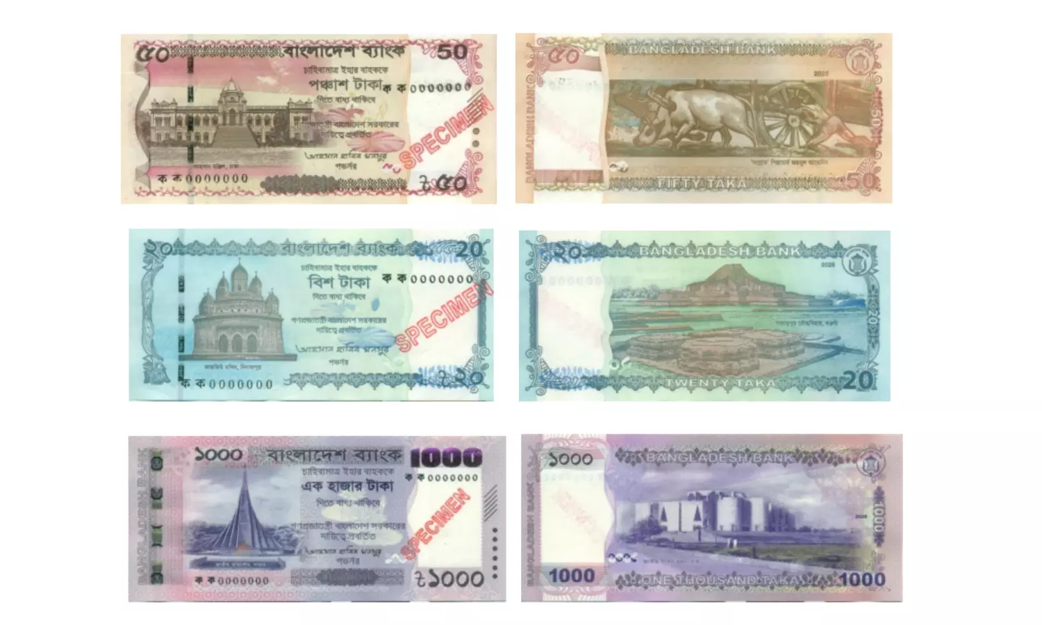 Bangladesh Banknotes Replace Ousted PM Sheik Hasinas Father Portrait