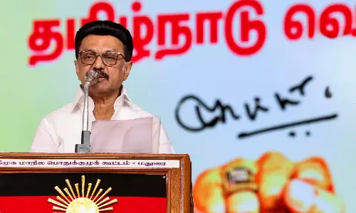 AIADMK Out to Bring Tamil Nadu Under BJP, Alleges Stalin AIADMK Out to Bring Tamil Nadu Under BJP, Alleges Stalin
