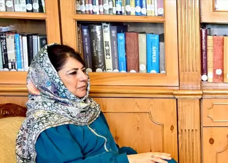 Mehbooba Mufti Calls For All-inclusive Effort To Ensure Early Resettlement Of Kashmiri Pandits in Valley