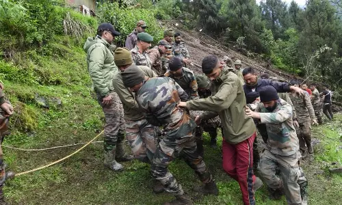 3 Indian Army Personnel Killed After Massive Landslide Hits Military Camp In Sikkim