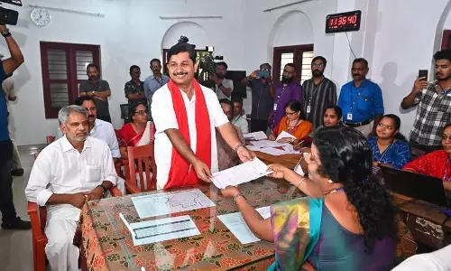 Kerala Bypoll: LDF’s Swaraj, P V Anvar, BJP candidate Mohan George File Nomination Papers