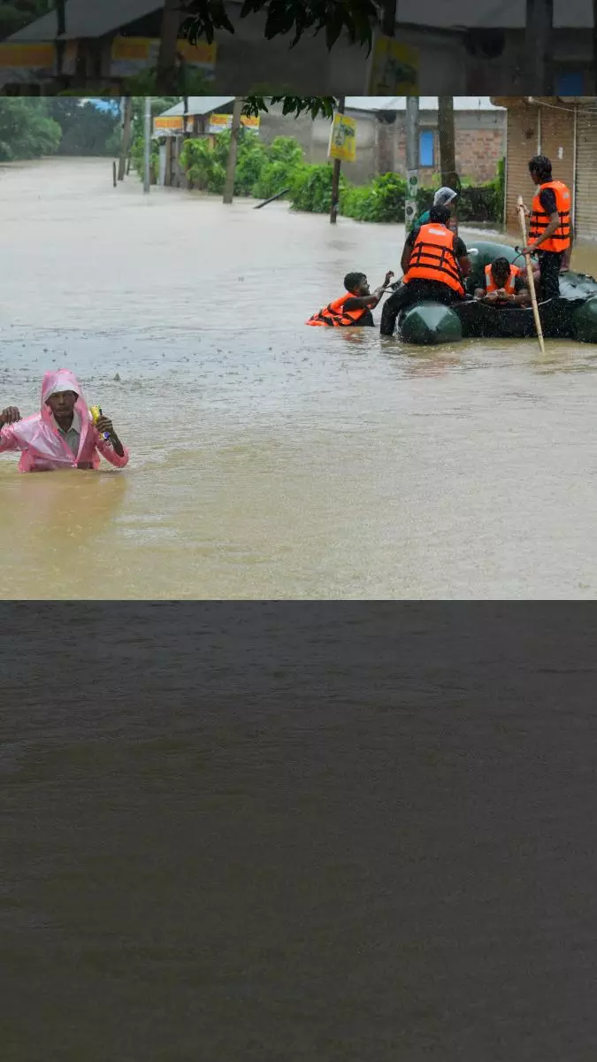 Normal Life Comes to Halt as Heavy Rain, Flash Floods Batters Northeast India