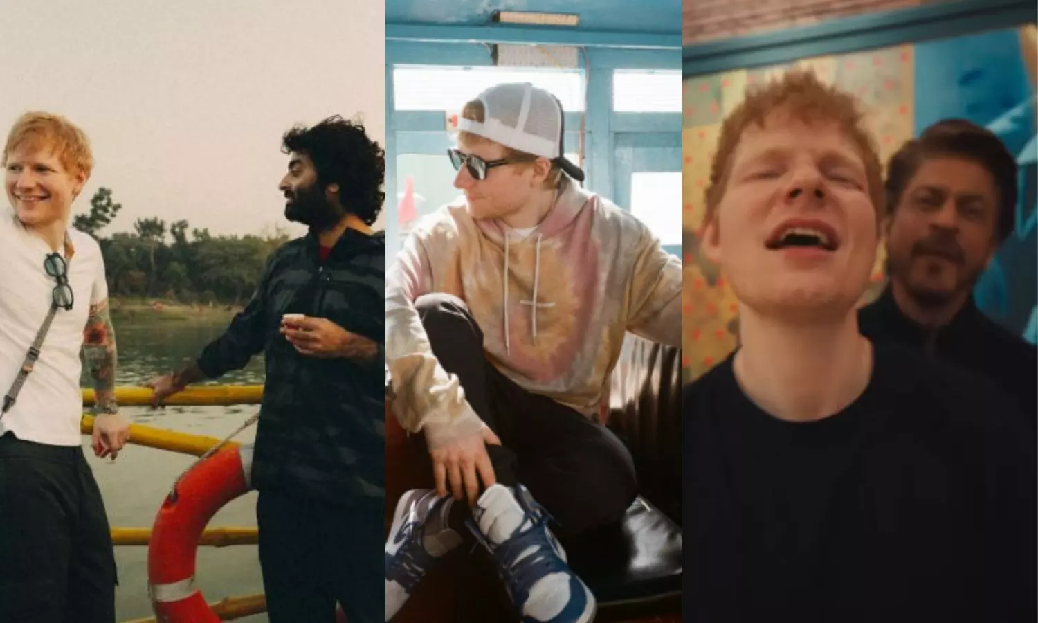 Ed Sheeran Shares BTS Moments With SRK, Arijit Singh Ahead of Sapphire Release Ed Sheeran Shares BTS Moments With SRK, Arijit Singh Ahead of Sapphire Release