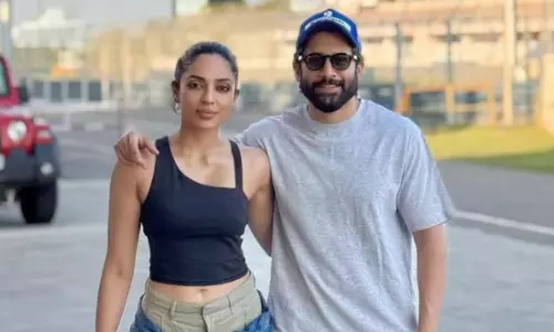 Naga Chaitanya and Sobhita Return For Akhils Wedding