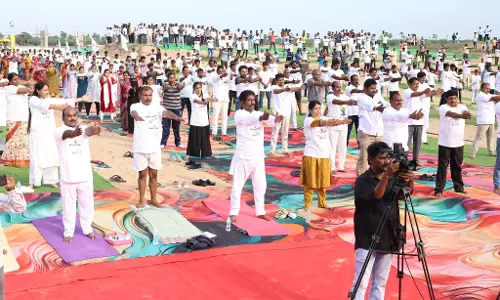 Telangana Stands Second In Registrations For International Yoga Day
