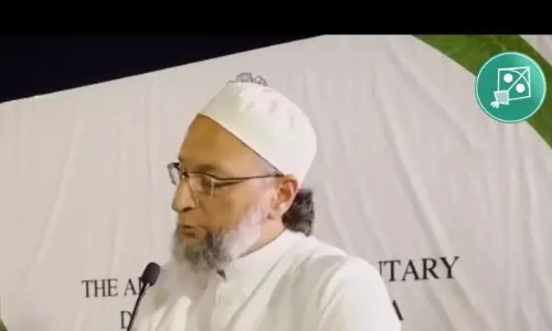 Owaisi Gets Hero’s Welcome From MIM Cadre