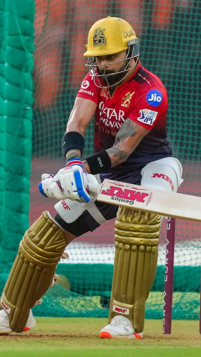 In Pics: RCBs Virat Kohli Sweats it Out in Nets Before IPL 2025 Finals