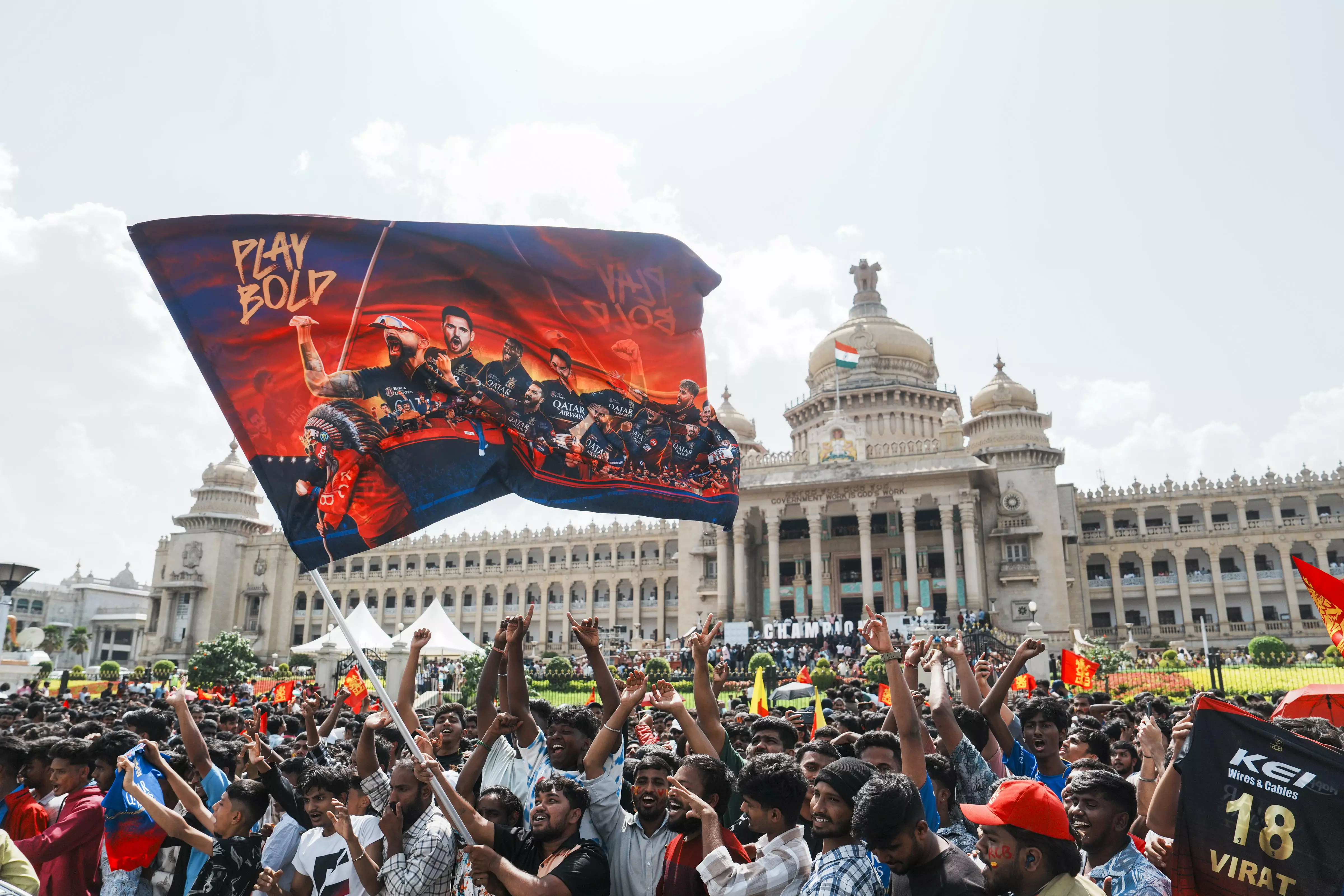 Karnataka Govt Felicitates IPL Champions RCB at Vidhana Soudha