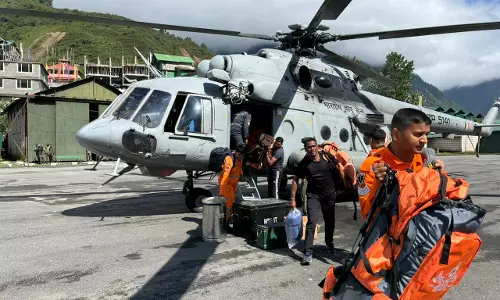 Six Military Persons go Missing in Sikkim Landslide