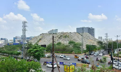 Debris Piles Deface Hyd’s IT Hub