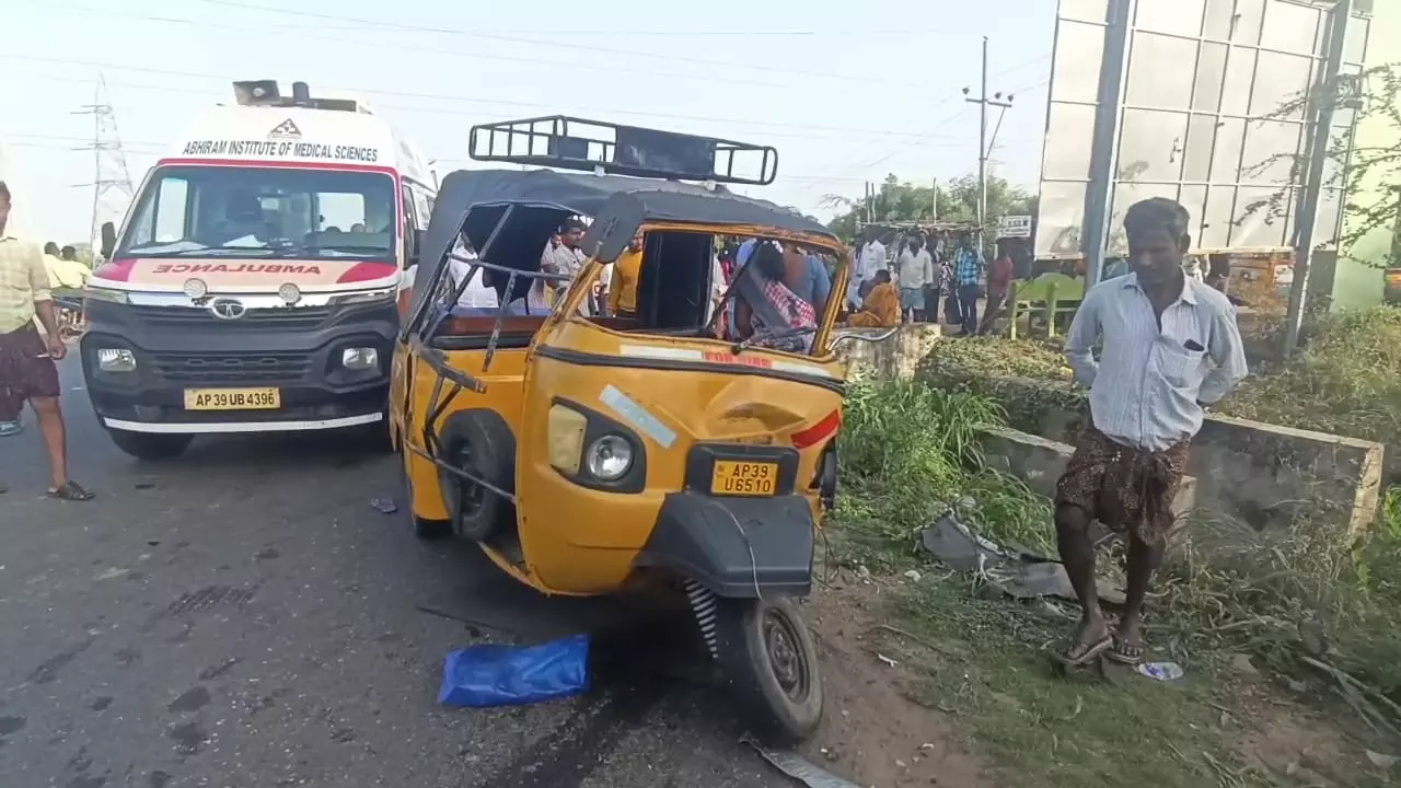 Two Die in Road Mishap in Nellore District