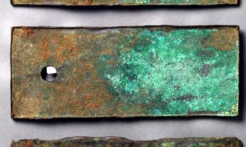 Three Copper Plates Of 9th-10th Centuries With Their Origin In AP Found In Munich