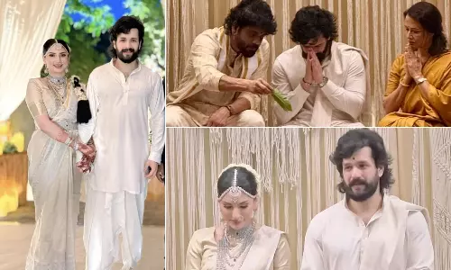 Akhil Akkineni Marries Zainab Ravdjee in an Intimate Traditional Ceremony