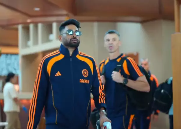 Team India Lands in UK for Five-Match Test Series Against England