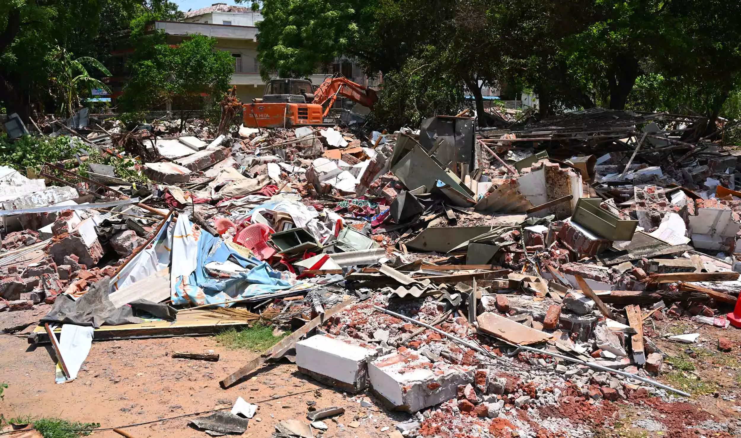 Case Booked Against Boyapati Appa Rao Over Demolition of Satavahana College Building Case Booked Against Boyapati Appa Rao Over Demolition of Satavahana College Building