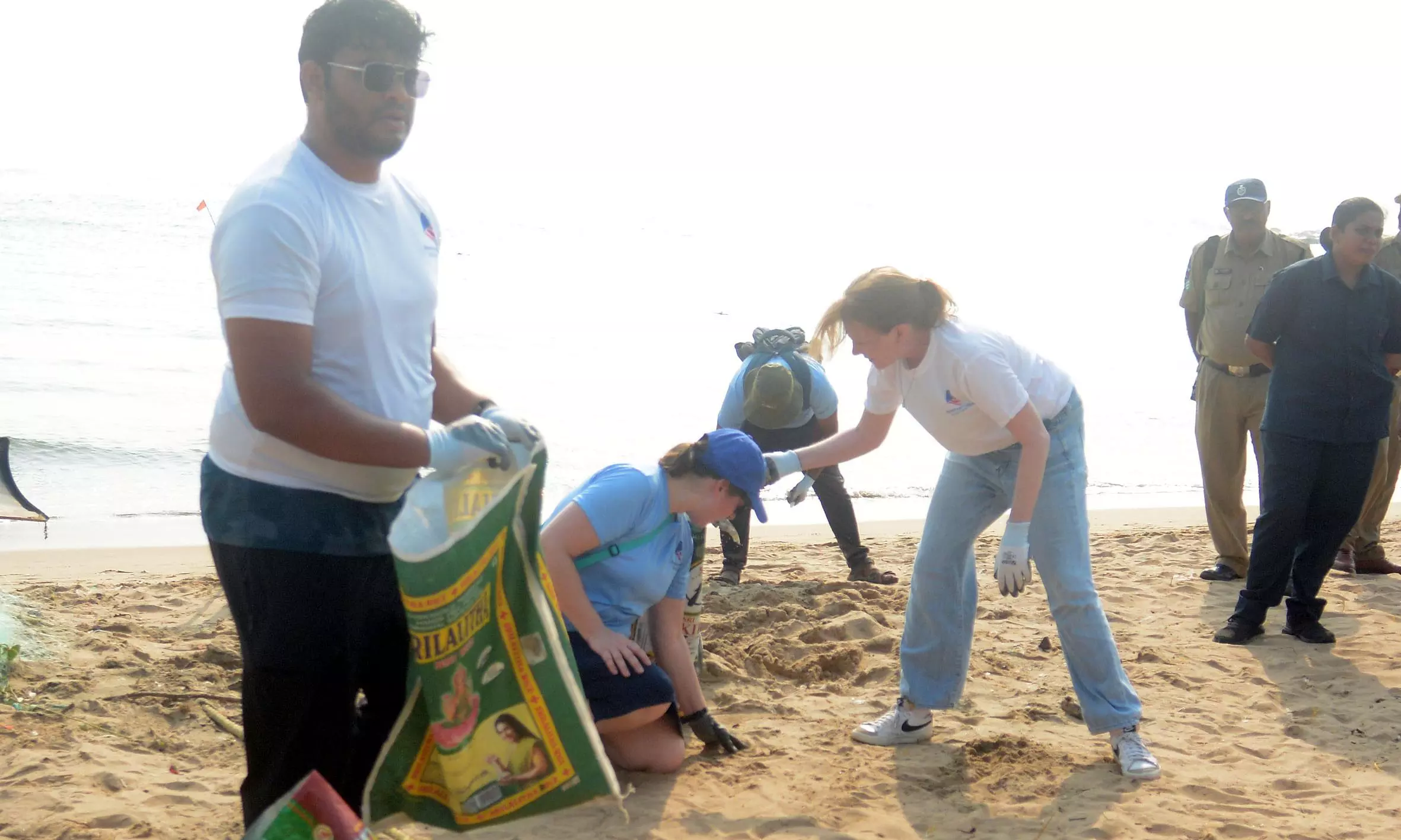 US Envoy Stresses Volunteerism For Clean Environment At Vizag Beach Event