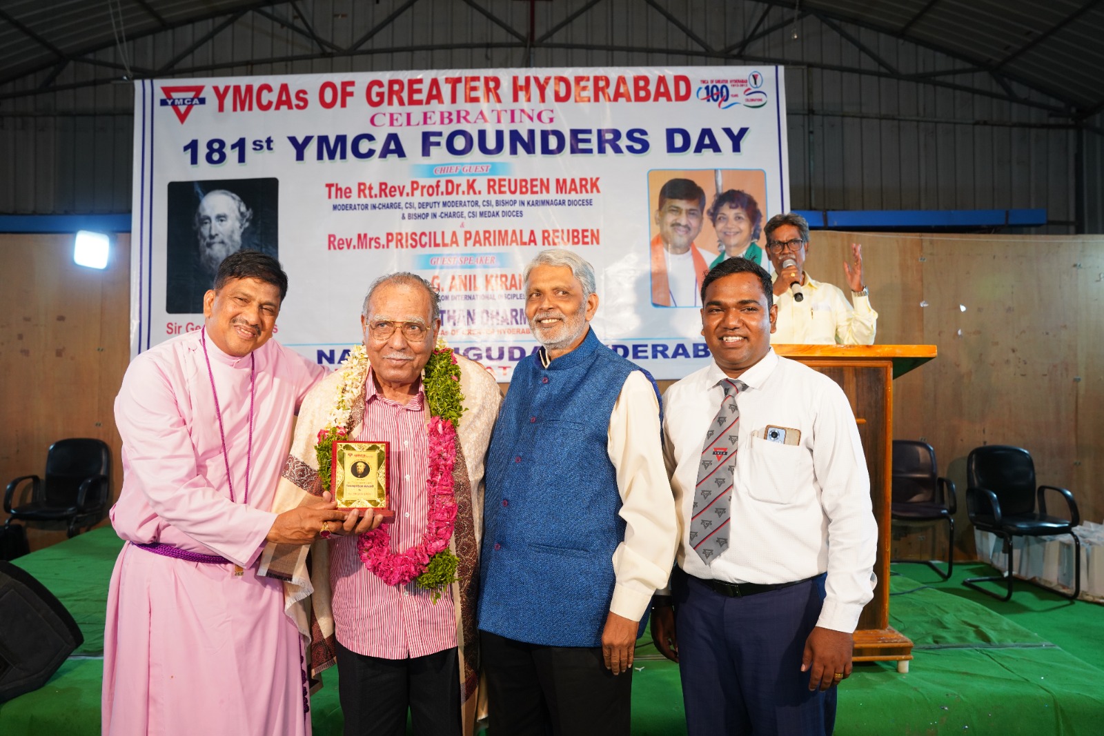 Hyderabad YMCA Celebrates 181st Anniversary, Honors Members
