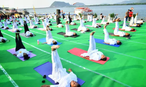 Yogandhra: 2,000 Participants In Vijayawada