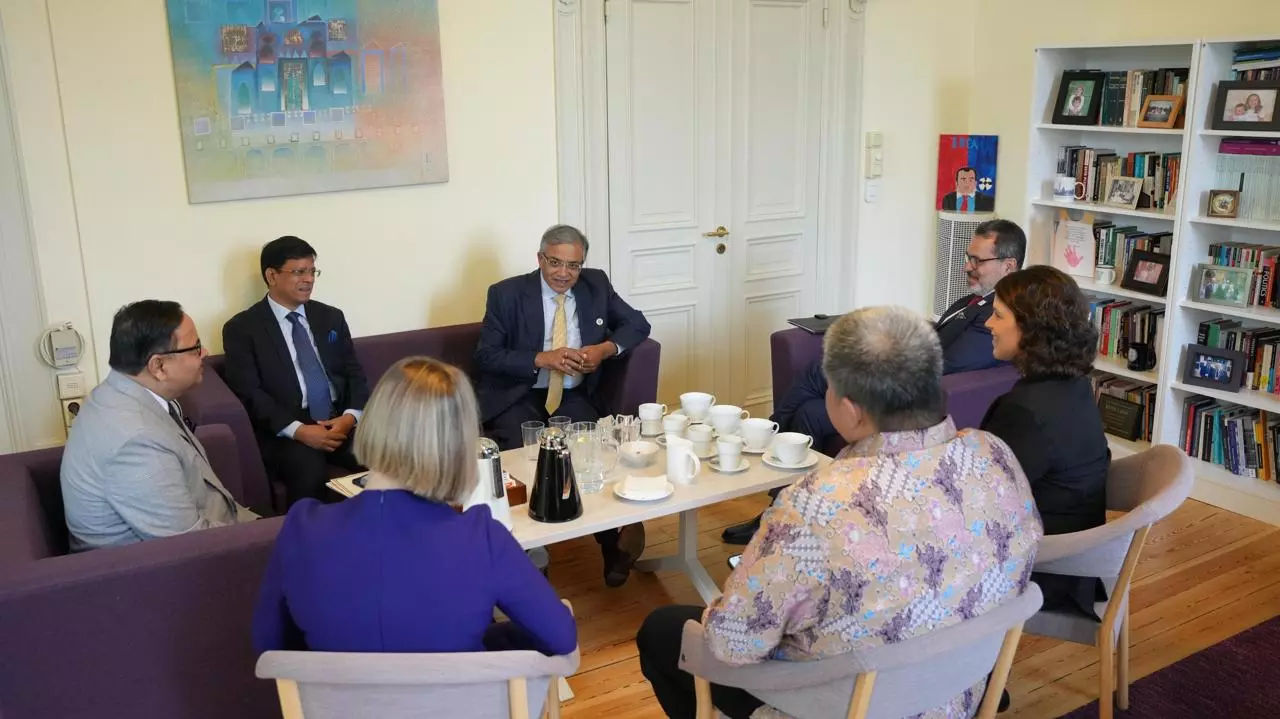 CEC Gyanesh Kumar Meets NRIs in Sweden CEC Gyanesh Kumar Meets NRIs in Sweden