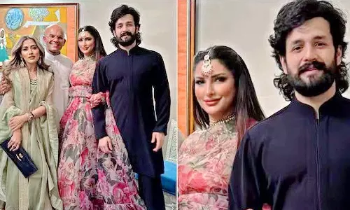 Akhil Akkineni, Zainab Ravdjee Make First Appearance