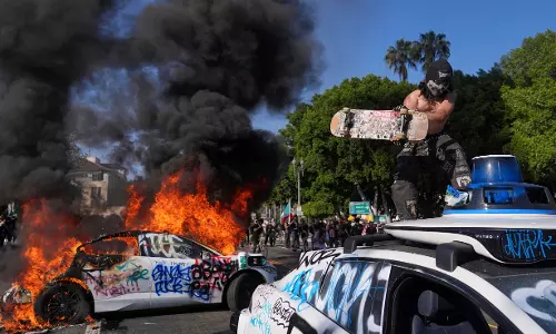 Protests Intensify in Los Angeles After Trump Deploys Hundreds of National Guard Troops