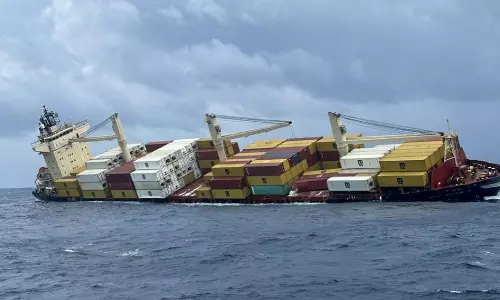 Kerala Police Files FIR Against Liberian Ship MSC Elsa 3 Over Sinking Incident