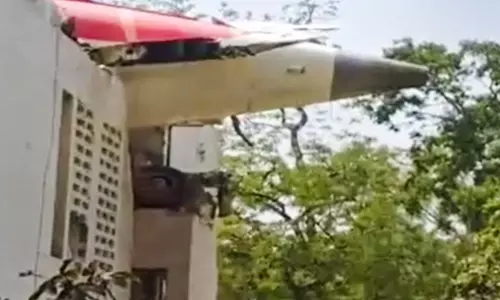 Air India Plane Crashes Into BJ Medical College Quarters in Ahmedabad Air India Plane Crashes Into BJ Medical College Quarters in Ahmedabad