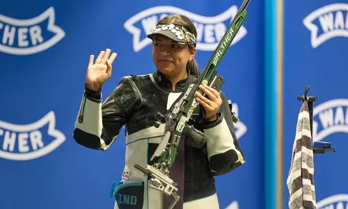 ISSF World Cup: Sift Kaur Samra Wins Bronze Medal in Womens 50m Rifle 3 Positions