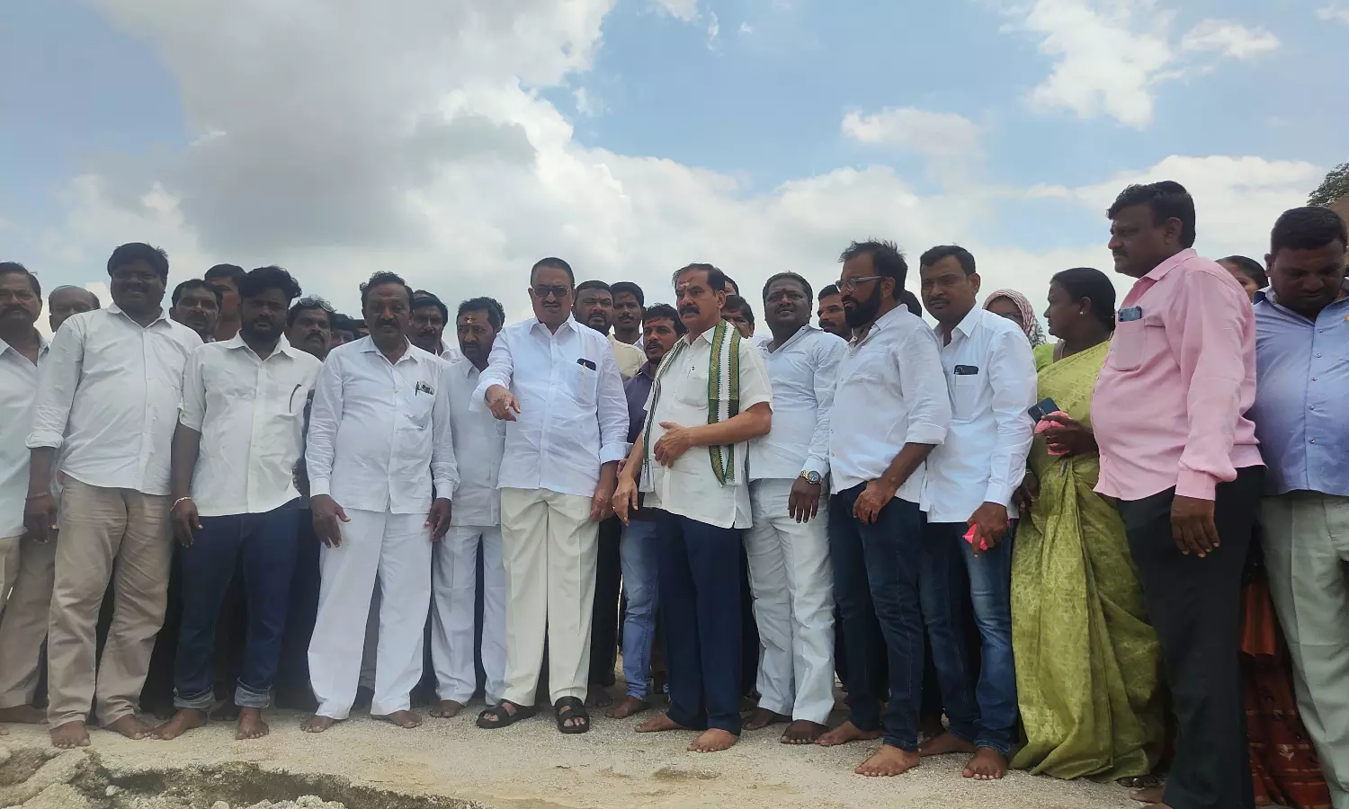 BRS Leader Alleges Scam In Bhadrakali Desiltation