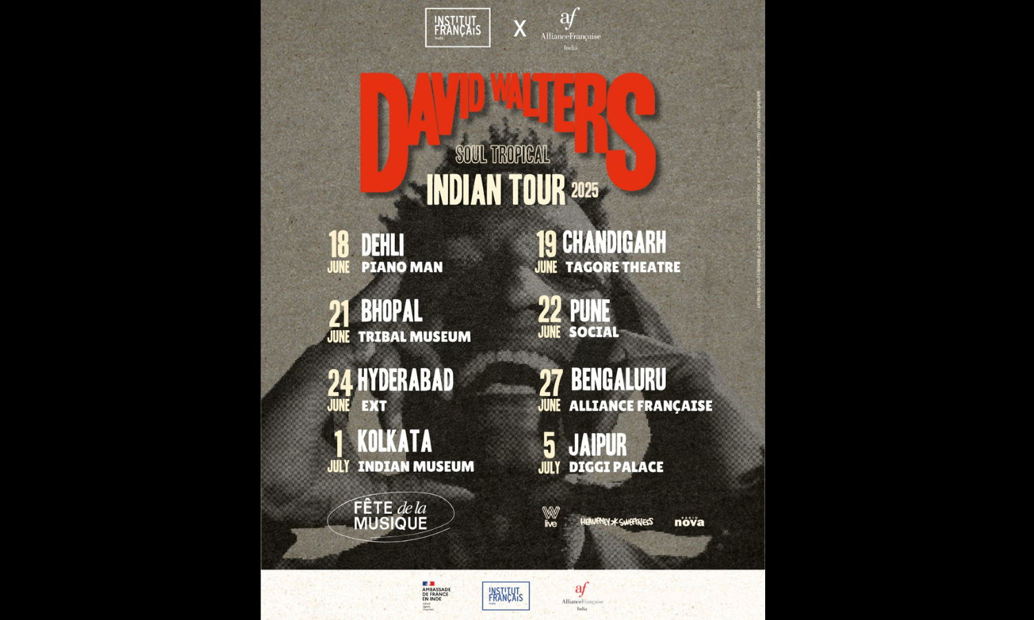 David Walters' Soul Tropical Tour Brings Music to India