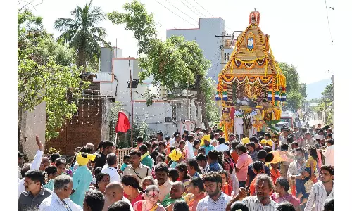 Rathotsavam Held On Penultimate Day At Appalayagunta Rathotsavam Held On Penultimate Day At Appalayagunta