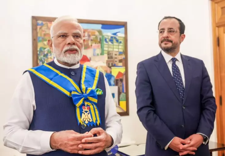 Modi, Cyprus President Call For Peace Amid Global Conflicts