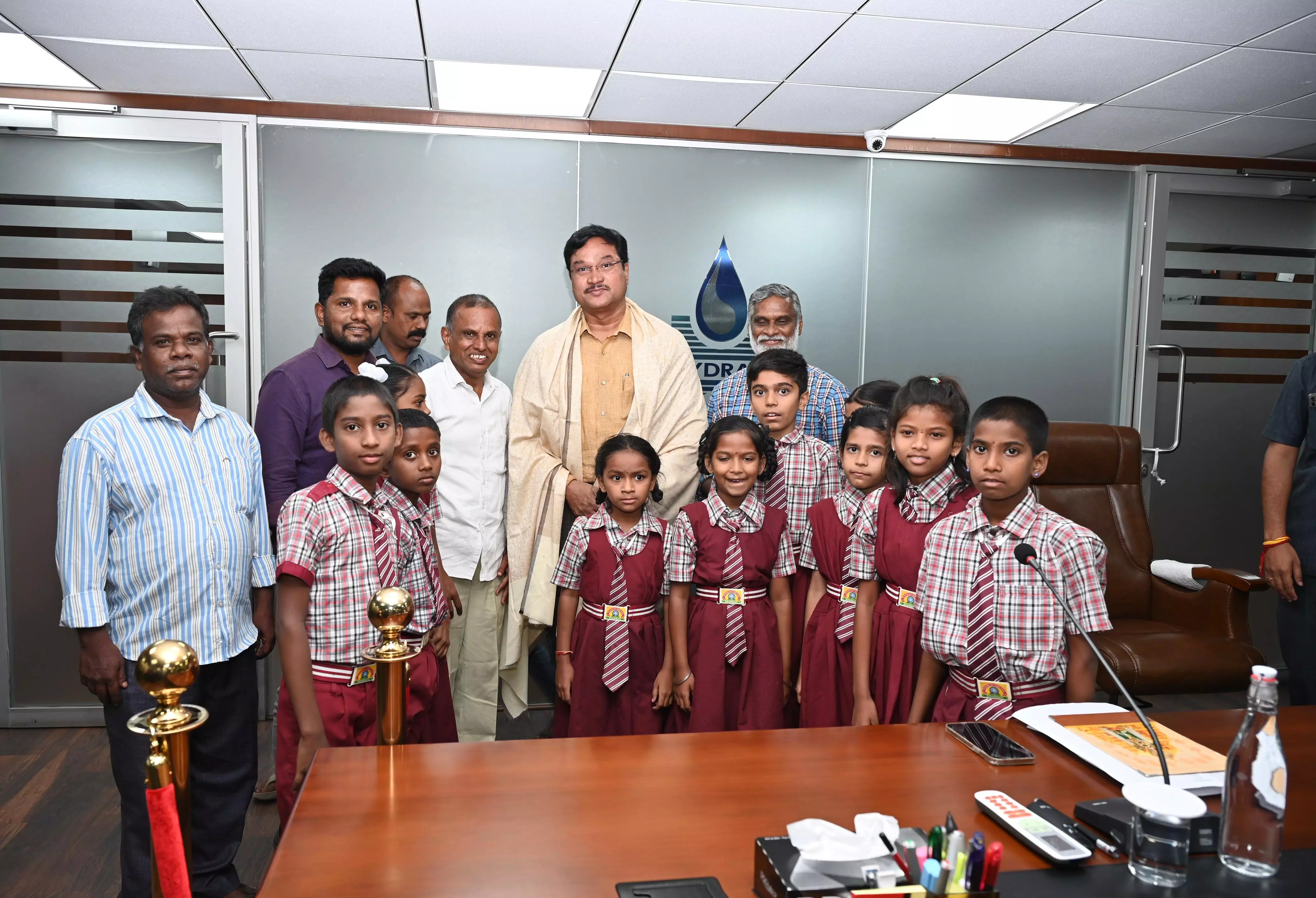 Students Thank HYDRAA For Clearing School Encroachment