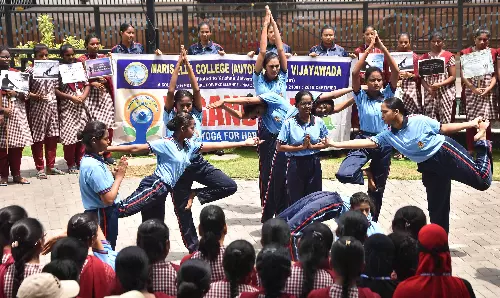 30,000 From Vizianagaram To join Yoga Day Event In Vizag