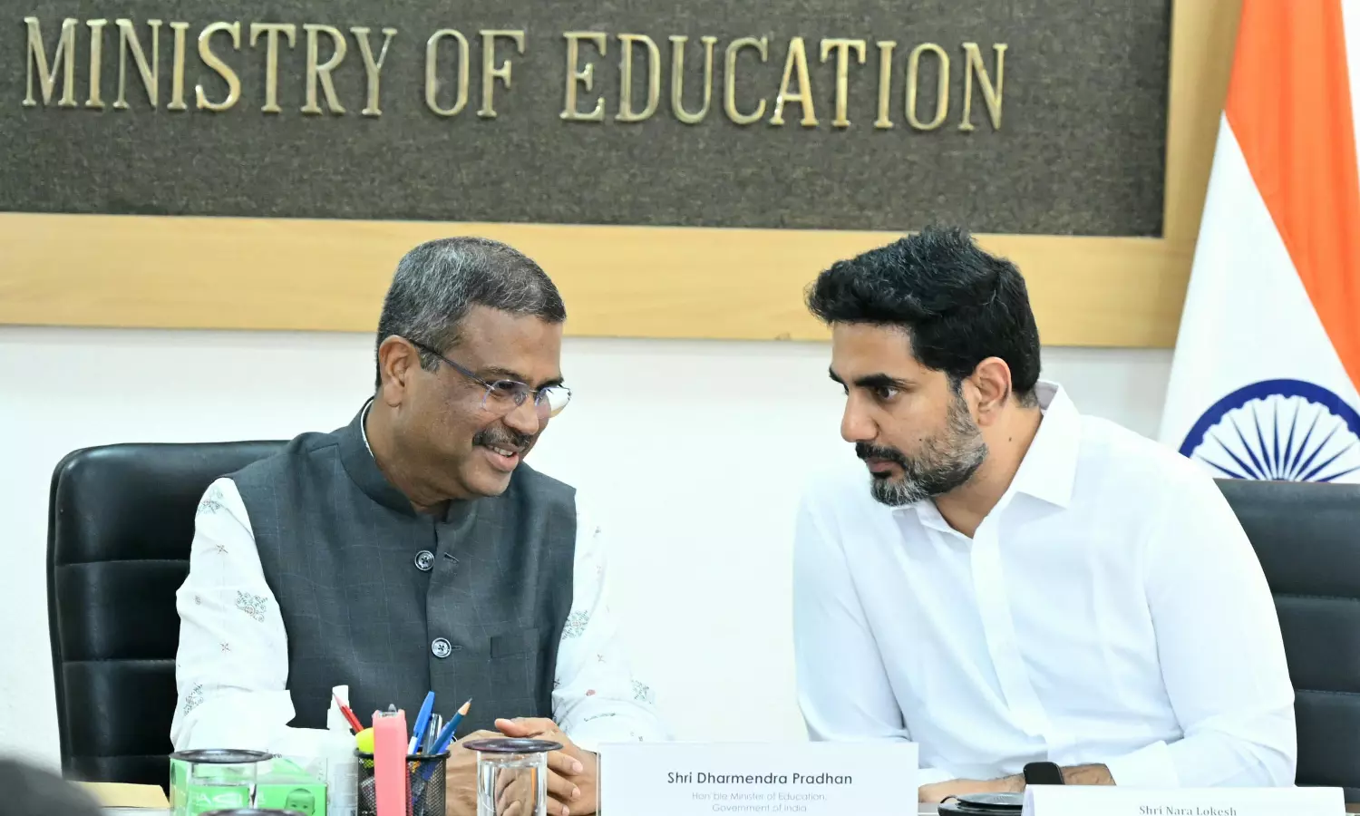 Lokesh Meets Central Ministers; Seeks Help For AP’s Development