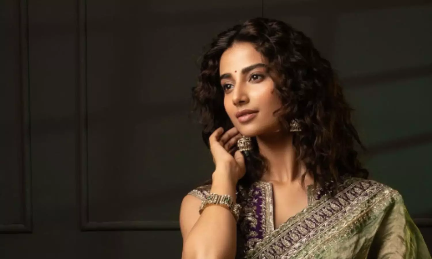 Meenakshi Chaudhary Aces Luxurious Fabric