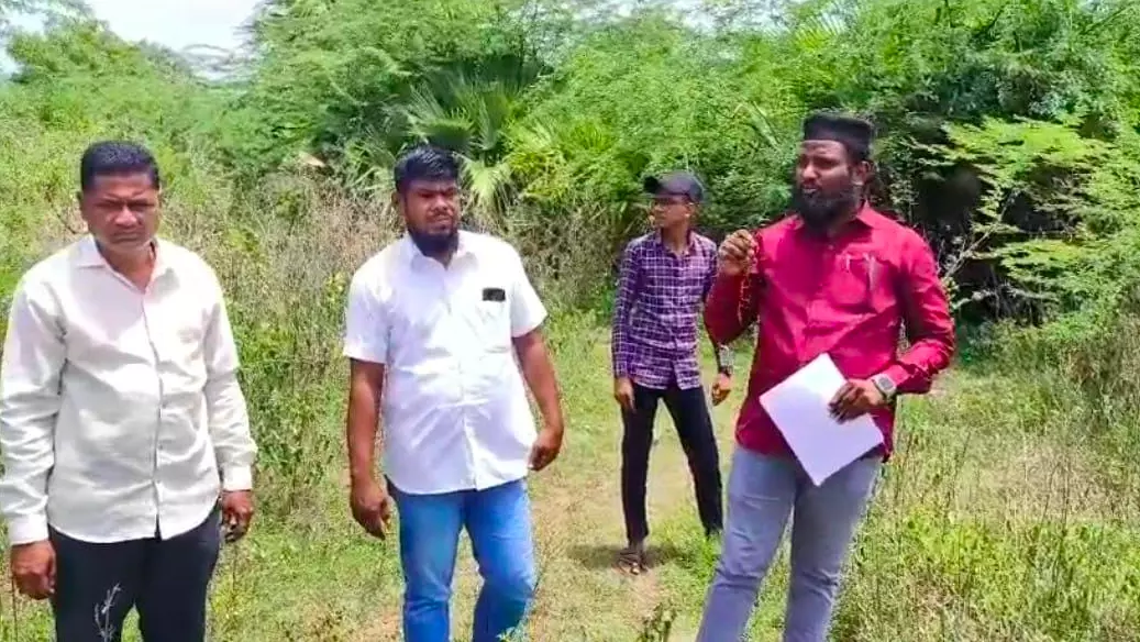 BRS Leaders Accused of Land Grabs in Karimnagar BRS Leaders Accused of Land Grabs in Karimnagar