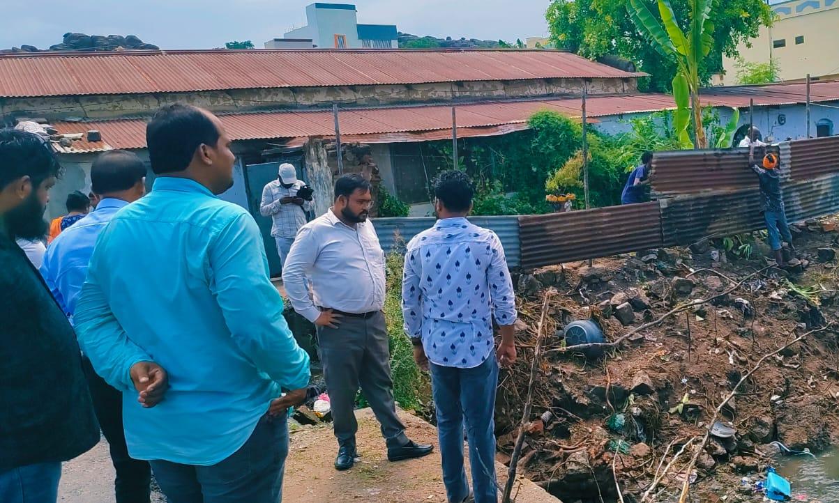 Nirmal Officials Tackle Flooding by Clearing Drainage Systems
