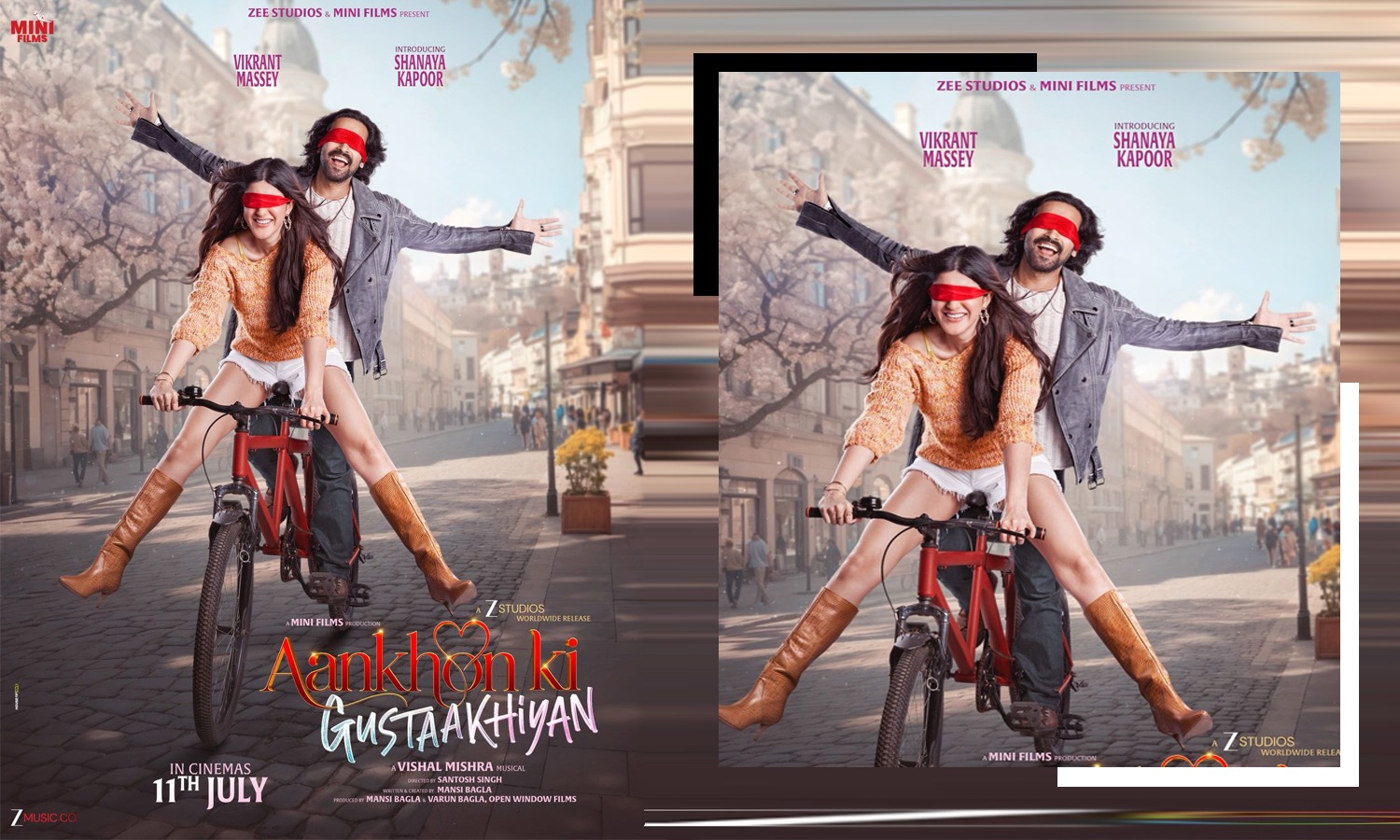 New Bollywood Romantic Musical 'Aankhon Ki Gustaakhiyan' Set for 2025