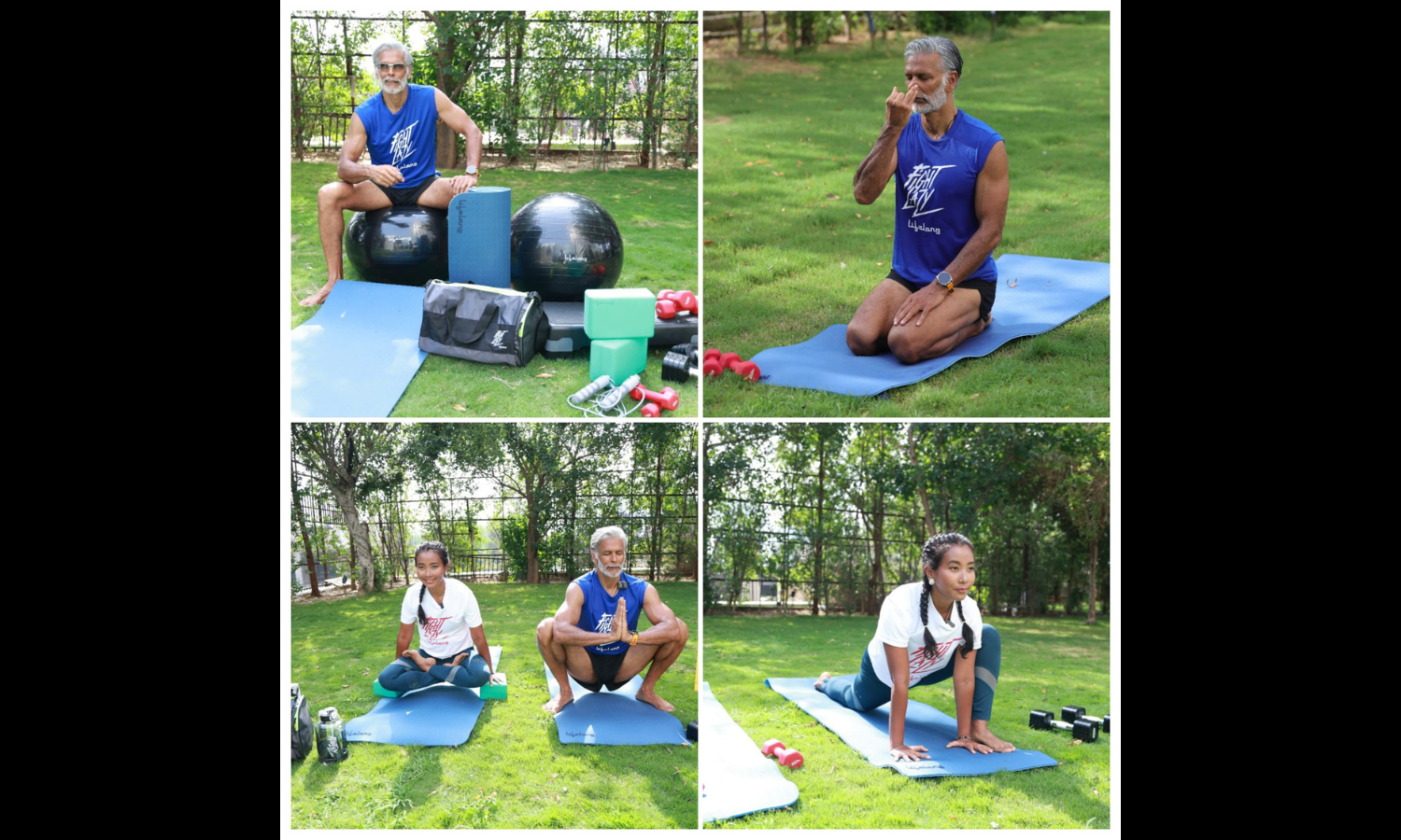 Lifelong Celebrates Yoga Day with Milind Soman, Ankita Konwar