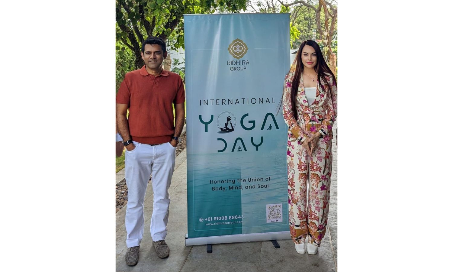 Ridhira Group Hosts Yoga Day Retreat in Gandipet