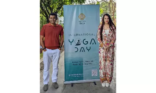 Ridhira Group Hosts Soulful International Yoga Day Retreat at Gandipet