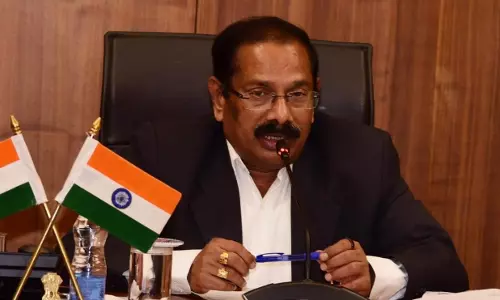 Chief Secretary Inspects Yoga Day Arrangements On Vizag Beach Road