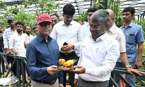 Chief Secretary Inspects Kothwalguda Eco Park