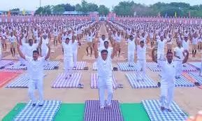 Over 5 Lakh To join Yoga Day In Manyam District Over 5 Lakh To join Yoga Day In Manyam District