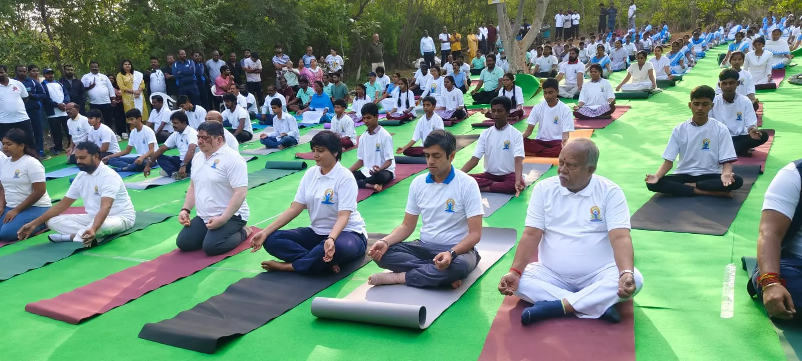 Yoga Day Celebrated At KBR Park