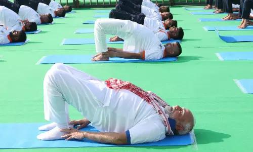 Modi Calls For Inner Peace As Global Policy On International Yoga Day
