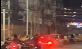 Video Of Speeding Car Ramming Into Pavement In Hi Tech City Goes Viral