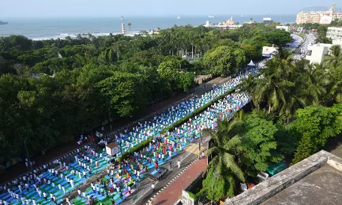 Vizag Rises as One to Celebrate the International Yoga Day