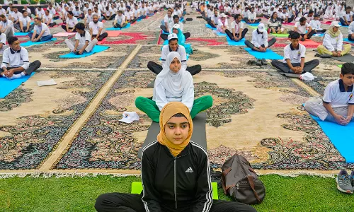 Hyderabad Unites For Yoga Day